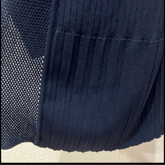 Elegant long Cardigan, by First Orme, Navy Blue - Picture 4 of 9